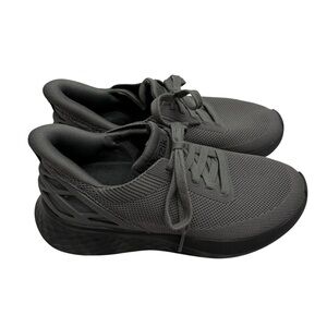 Kizik Hands Free Knit Sneakers Charcoal Gray Mesh Women’s 7 Wide EUC